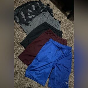 Bundle of 9 pair of boys athletic shorts size large